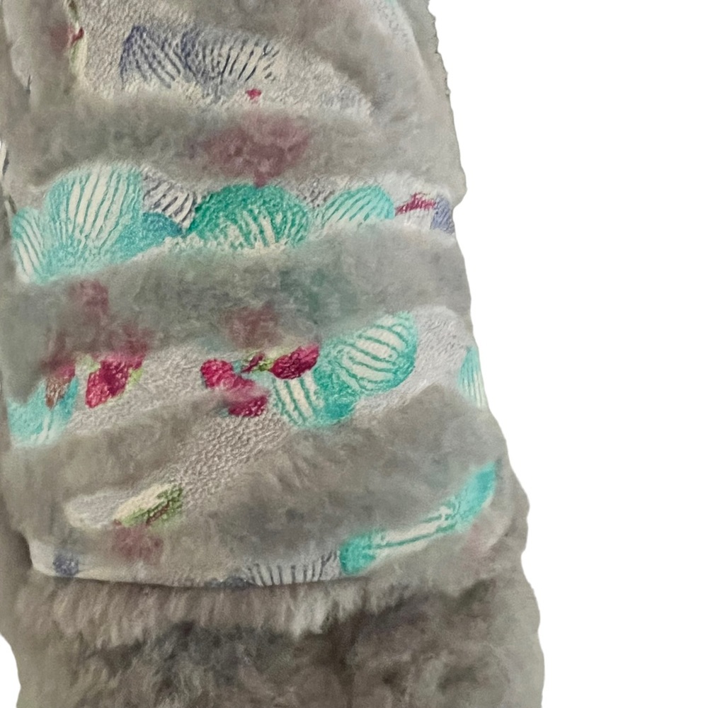 UGG FLUFF YEAH TIGER FLOWER
LIGHT GRAY WOOL SLIPPERS SANDALS SIZE 7 - Picture 7 of 12